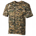 Klasisks ASV armijas, digital woodland T - krekls ar īsām piedurknēm