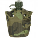 ASV armijas plastmasas pudele M 95 CZ camo apvalkā,1L