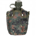 ASV armijas plastmasas pudele BW camo apvalkā,1L