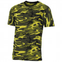 ASV T-krekls, "Streetstyle", dzeltens-camo, 140-145 g / m² T - krekls ar īsām piedurknēm