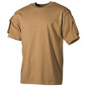 ASV T-krekls, ar īsām piedurknēm, coyote, ar piedurkņu kabatām T - krekls ar īsām piedurknēm