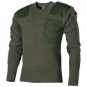 BW džemperis, ar krūšu kabatu, OL zaļš